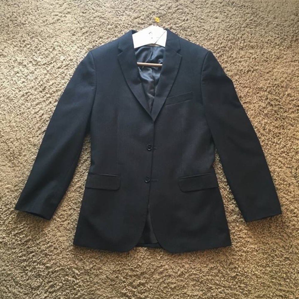 Calvin Kline 3pc Dark Grey Suit